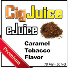 CigJuice -- Caramel Tobacco | 30 ml Bottles